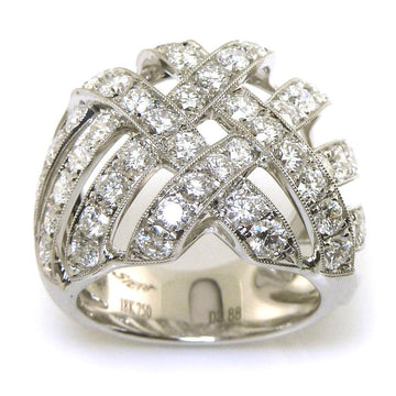 Beautiful 2.88 TCW Carat Round Cut Diamonds Ring Crafted In Solid 18k White Gold